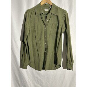Ann Taylor loft button up Women’s Shirt size 10 olive green